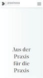 Mobile Screenshot of praxinova.ch